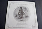 Limoges Porcelain Plate, Edith in 1915 Tailored Dress (Hand-Painted)