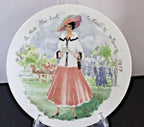 Sophie New Look Limoges Plate - Vintage 1947 Hand-Painted Porcelain