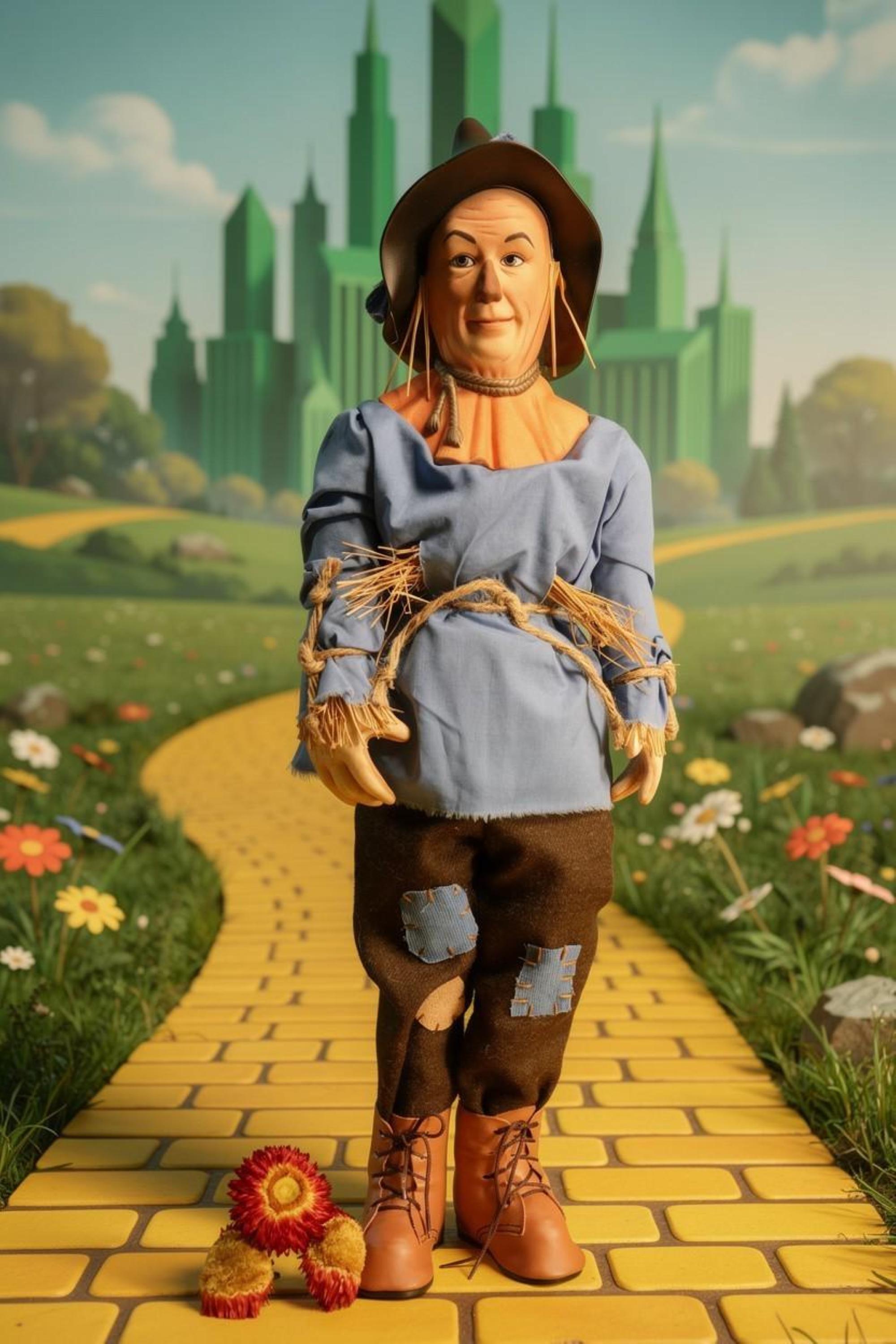 Wizard of Oz Heirloom Doll Collection – Dorothy, Tin Man, Lion, Scarecrow, Witch
