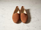 Cole Hann Woven Suede Loafers - Women's Brown Slip-On Flats for Everyday Wear - Sz 8.5