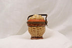 Limoges France Peint Main Egg Basket Trinket Box Hand Painted Porcelain