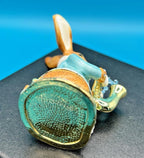 Keren Kopal Bunny Playing Saxophone Trinket Box Austrian Crystals - LADYBIRD LAUGH