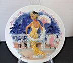 Art Deco Marlene Dietrich Plate - Vintage 1935 Limoges Porcelain