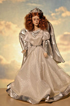 Heralding Angel Doll: 1988 Franklin Mint Porcelain & Fabric