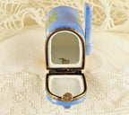 Limoges France Beach Mailbox Trinket Box Tropical Coastal Scene Limited Edition