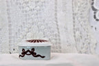 Limoges France Heart Trinket Box Maroon Floral Pattern Hand Painted Porcelain