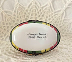 Limoges France Peint Main Signed Westie/Scottie Dog Trinket Box