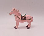 Keren Kopal Pink Horse Trinket Box | Jeweled Enamel Pony Keepsake Box | Swarovski Crystal Collectible