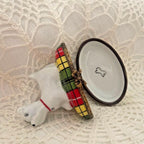 Limoges France Peint Main Signed Westie/Scottie Dog Trinket Box