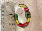 Limoges France Peint Main Signed Westie/Scottie Dog Trinket Box