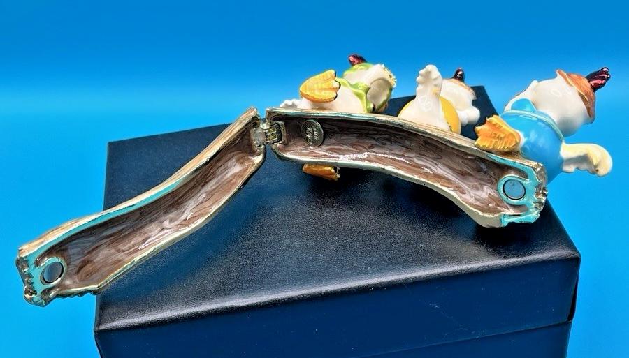 Keren Kopal Ducklings Hear No Evil See No Evil Speak No Evil Trinket Box