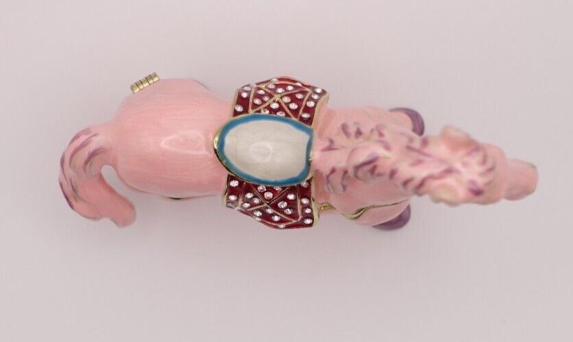 Keren Kopal Pink Horse Trinket Box | Jeweled Enamel Pony Keepsake Box | Swarovski Crystal Collectible