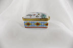 Limoges Style - Japanese Geisha Trinket Box Vintage Hand Painted Collectible