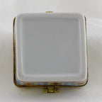 Limoges Style - Japanese Geisha Trinket Box Vintage Hand Painted Collectible