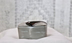 Limoges France Heart Trinket Box Bayeux Tapestry Hand Painted Porcelain