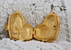 Bob Mackie Red Heart Trinket Box Crystal Pill Box Collectible