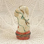 Beautiful Tassle Elephant -Peint Main Signed Exclusive Charmant