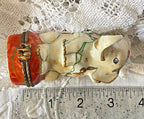 Beautiful Tassle Elephant -Peint Main Signed Exclusive Charmant