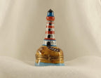 Limoges France Nautical Trinket Box | Lighthouse Seaside Keepsake