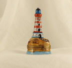 Limoges France Nautical Trinket Box | Lighthouse Seaside Keepsake
