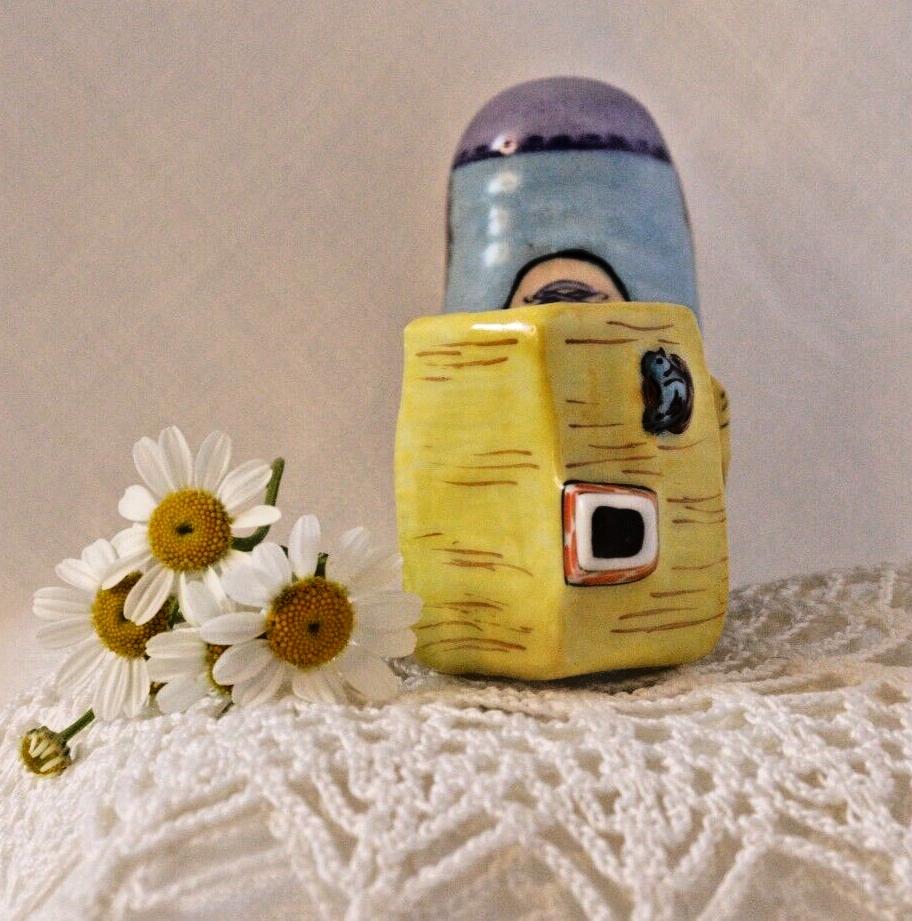 Limoges Old Woman in a Shoe Trinket Box | Mouse Family Collectible