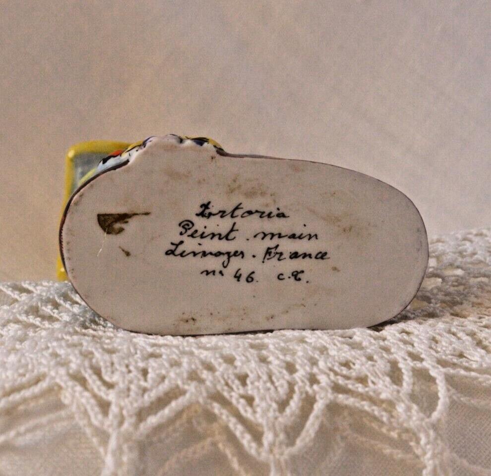 Limoges Old Woman in a Shoe Trinket Box | Mouse Family Collectible