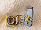 Limoges Old Woman in a Shoe Trinket Box | Mouse Family Collectible