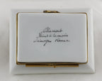 Limoges | Scottish Golf Course 18th hole Trinket Box | Hand Painted Porcelain Keepsake Box | Scotland Souvenir