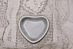 Limoges France Heart Trinket Box Paris Rencontre Au Café | Hand Painted Porcelain
