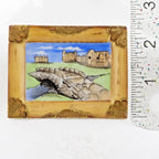 Limoges | Scottish Golf Course 18th hole Trinket Box | Hand Painted Porcelain Keepsake Box | Scotland Souvenir