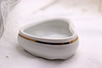 Limoges France Heart Trinket Box Paris Rencontre Au Café | Hand Painted Porcelain