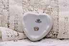 Limoges France Heart Trinket Box Paris Rencontre Au Café | Hand Painted Porcelain