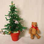 Vintage Porcelain Teddy Bear: Department 56 Collectible Figurine