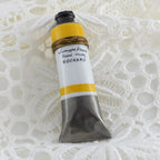 Limoges France Artist Oil Paint Tube Trinket Box | Jaune D'Or Hand Painted Porcelain