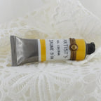 Limoges France Artist Oil Paint Tube Trinket Box | Jaune D'Or Hand Painted Porcelain