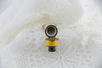 Limoges France Artist Oil Paint Tube Trinket Box | Jaune D'Or Hand Painted Porcelain