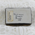 Limoges France 3 Piece Puzzle Trinket Box | Hand Painted Interlocking pieces