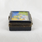 Limoges France 3 Piece Puzzle Trinket Box | Hand Painted Interlocking pieces