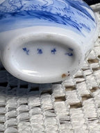 Limoges - Chinese blue and white snuff bottle necklace