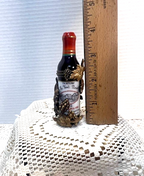 Limoges France Chateau Liquor Bottle Trinket Box | Hand Painted Porcelain