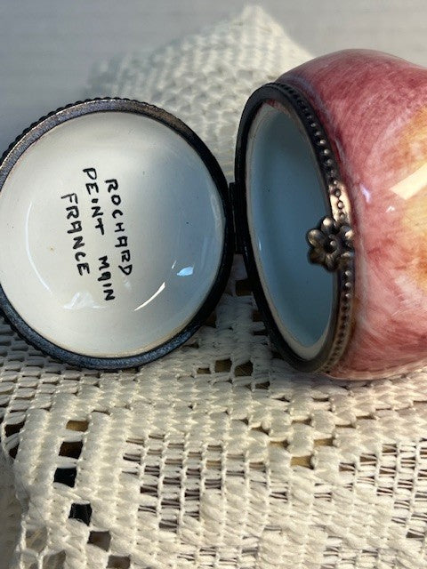 The Gala Apple Limoges Box by Pierre Deux - A Timeless Treasure for Your Home.