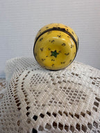 Limoges France Yellow Apple & Bee Trinket Box Hand Painted Porcelain