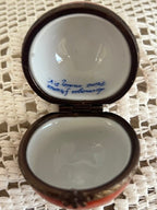 Limoges France Cherry Tomato Trinket Box Hand Painted Porcelain