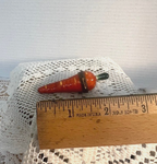 Limoges France Mini Carrot Trinket Box Hand Painted Porcelain