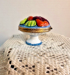 Limoges France Fruit Bowl Trinket Box | Hand Painted Porcelain