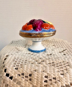 Limoges France Fruit Bowl Trinket Box | Hand Painted Porcelain