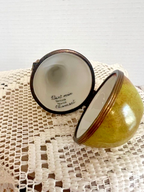 Limoges France Green Pear with Bee Trinket Box Hand Painted Porcelain