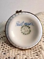 Limoges France Fruit Bowl Trinket Box | Hand Painted Porcelain
