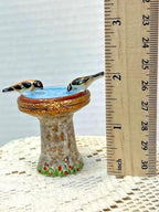 Limoges Birdbath Trinket Box