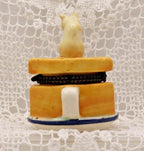Limoges Mouse on a Cheese Teapot Trinket Box